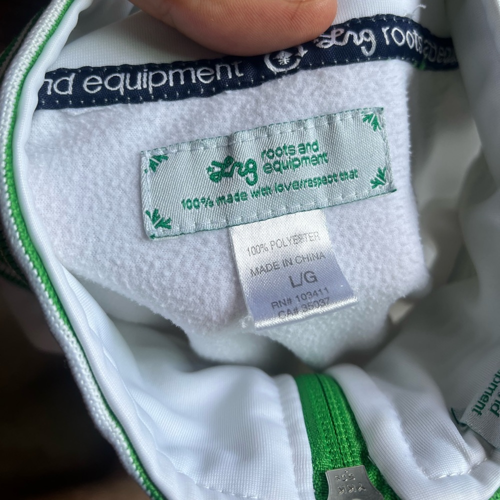VTG 00’s / Y2K LRG White & Green Track Jacket - Picture 5 of 5